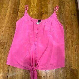 Habit Bright Pink Camisole with Tie-Front